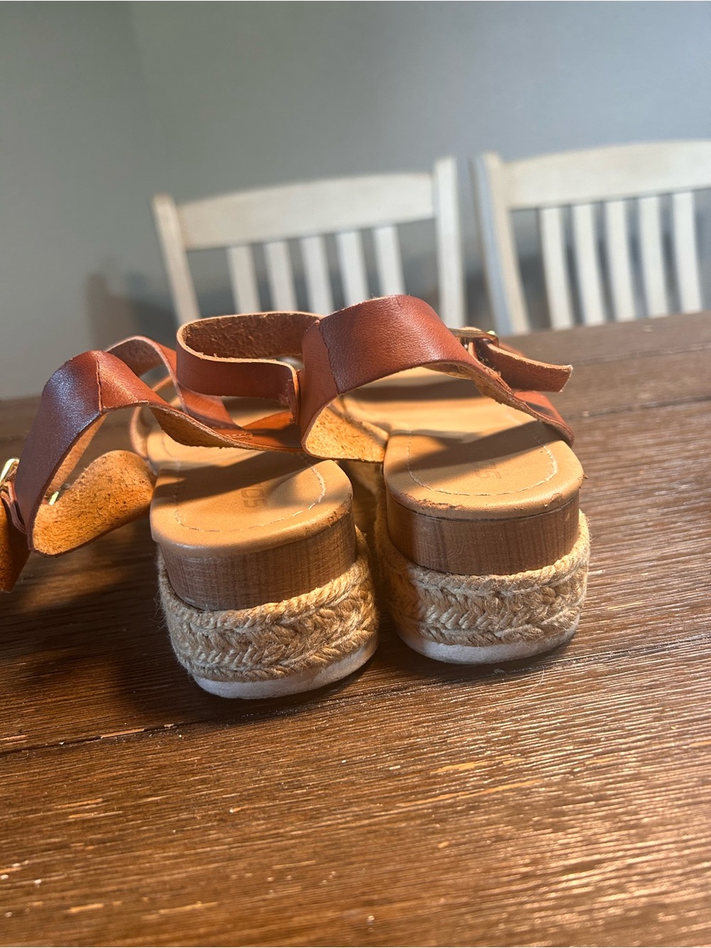 Soda clip espadrille open toe sandals size 10 - Picture 8 of 10